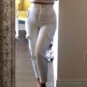 Aritzia Wilfred Free White Cargos
